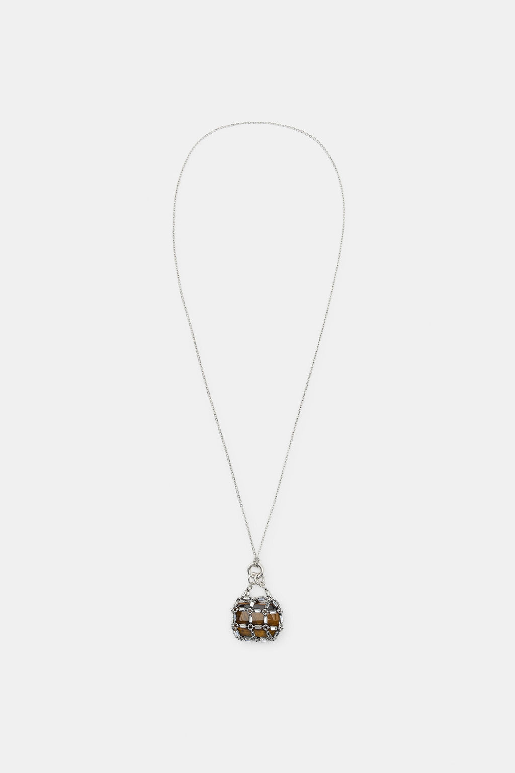 STONE JEWEL SACK NECKLACE - Zara фото 2