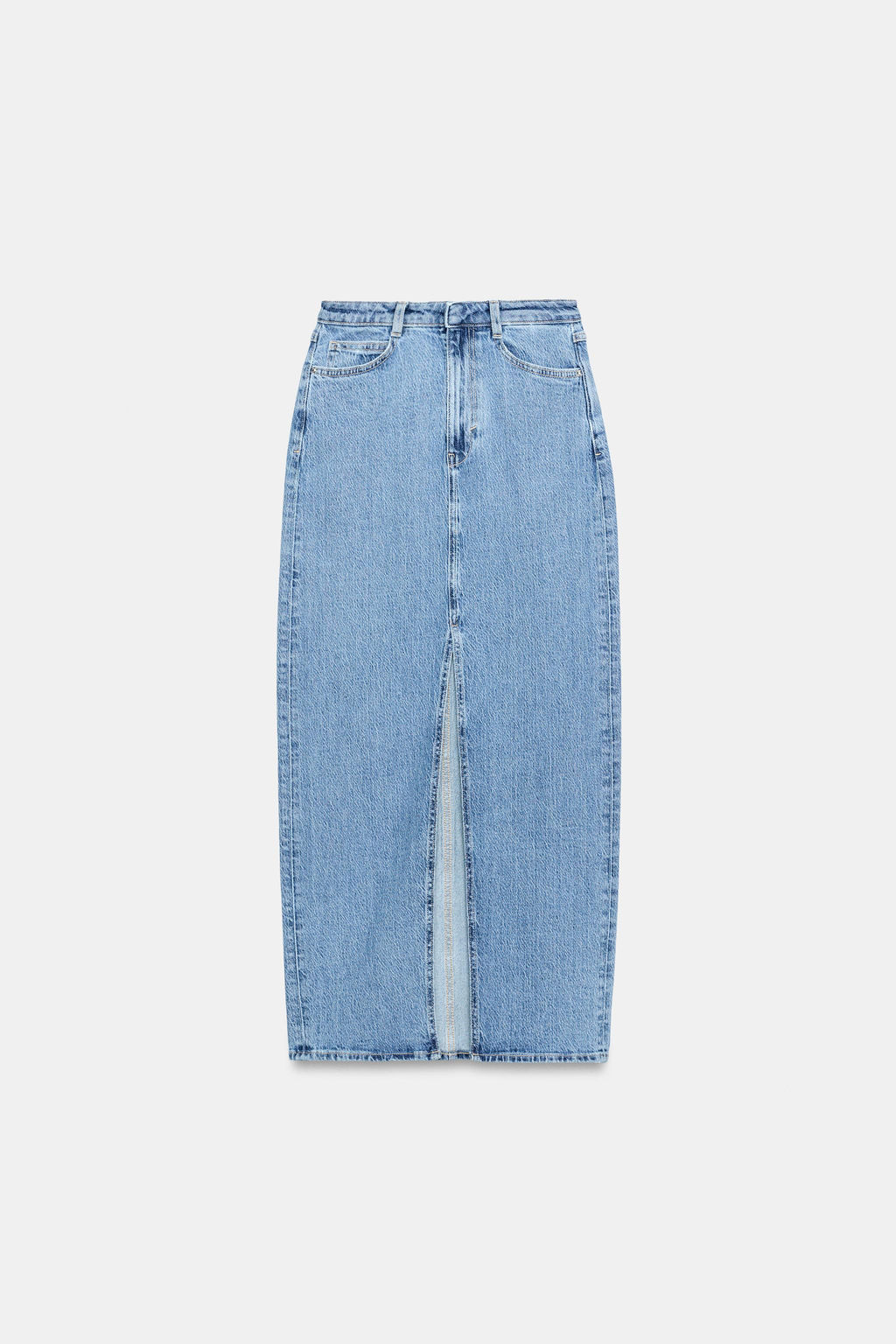Z1975 DENIM CROSSOVER MIDI SKIRT - Zara фото 21