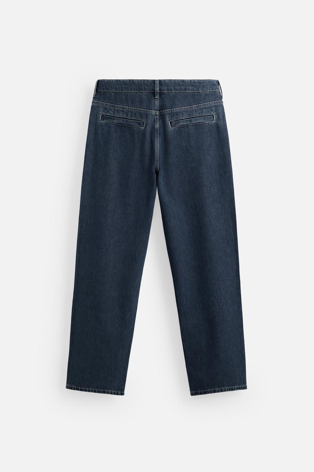 STRAIGHT-LEG CHINO JEANS - Zara фото 8