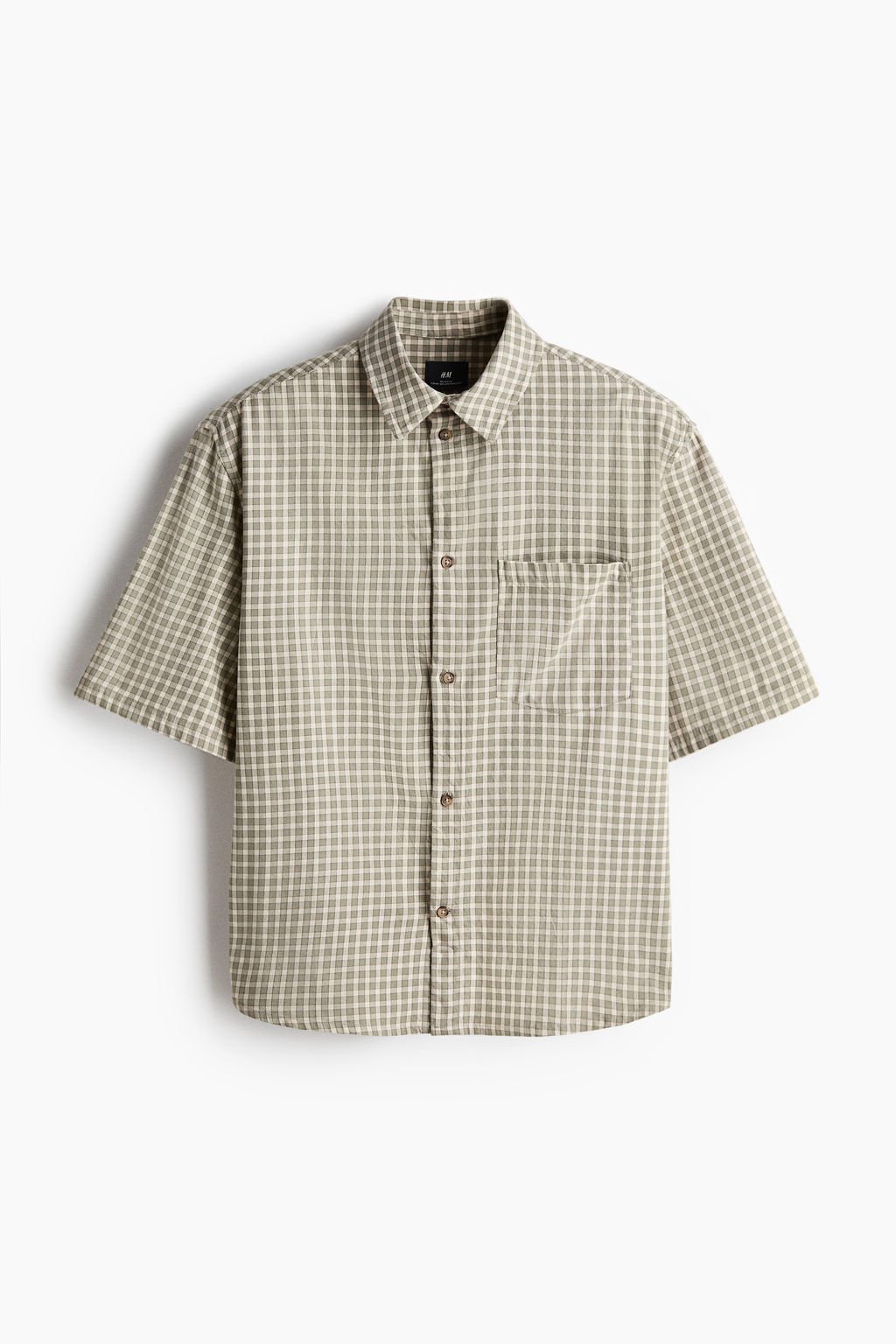 Camisa de algod?n de manga corta Relaxed Fit - H&m фото 2