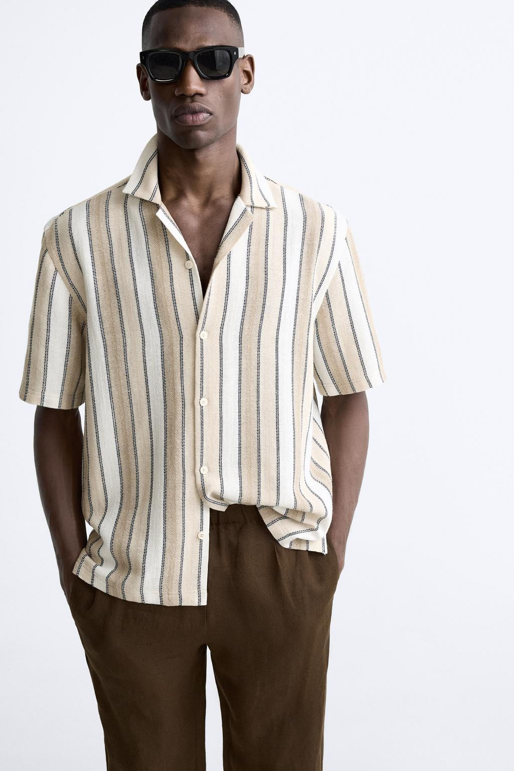 CIZGILI DOKULU GOMLEK - Zara фото 15