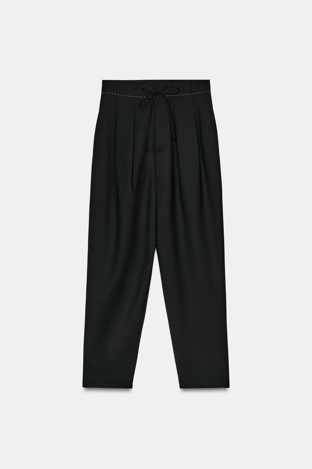 ZW COLLECTION LIMITED EDITION TOPSTITCHING TROUSERS - Zara фото 5