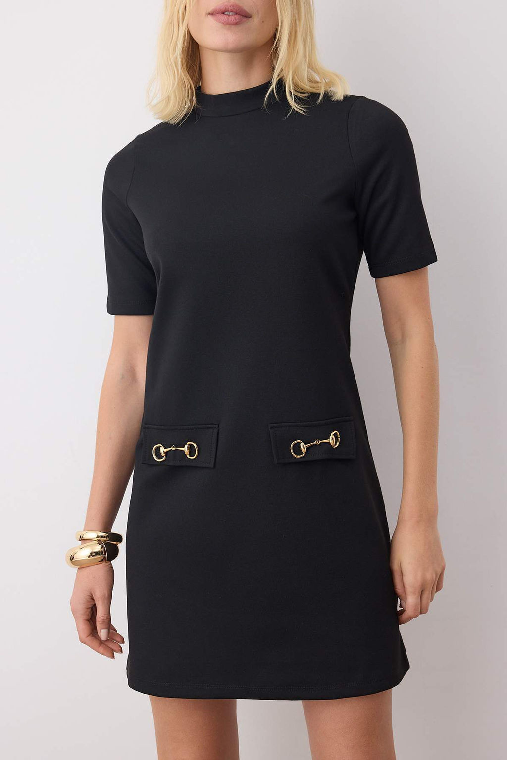 Siyah Tokal? Truvakar Kol K?sa/Mini Orme Elbise TWOAW26EL00168 - Trendyolmilla фото 3