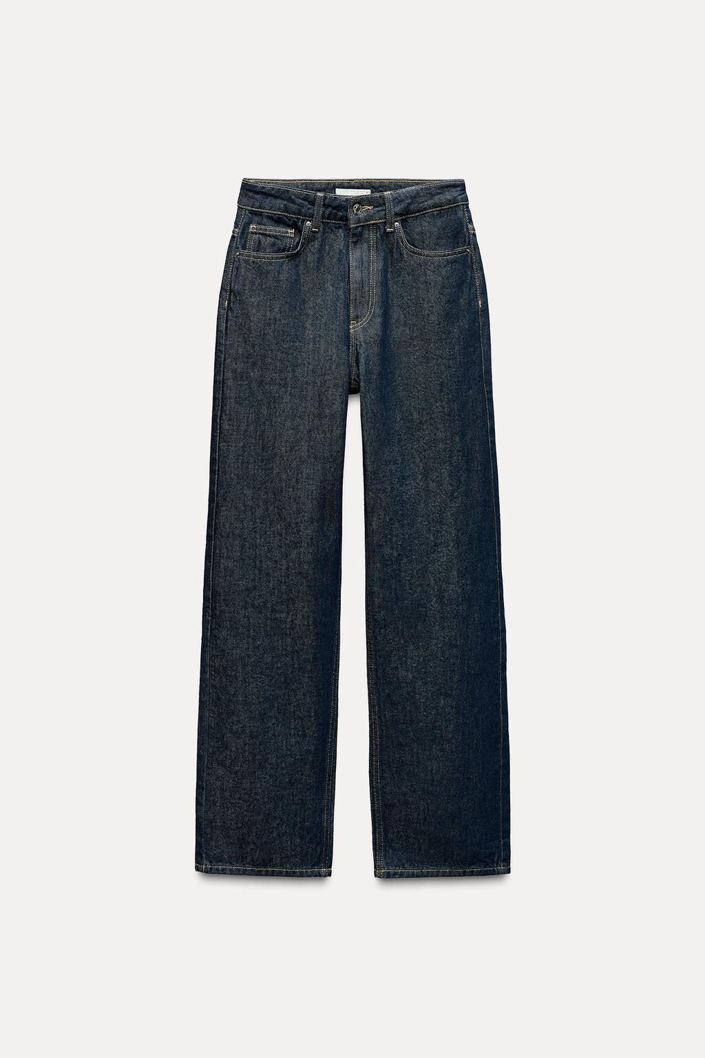 JEANS Z1975 STRAIGHT HIGH WAIST LONG LENGTH - Zara фото 6