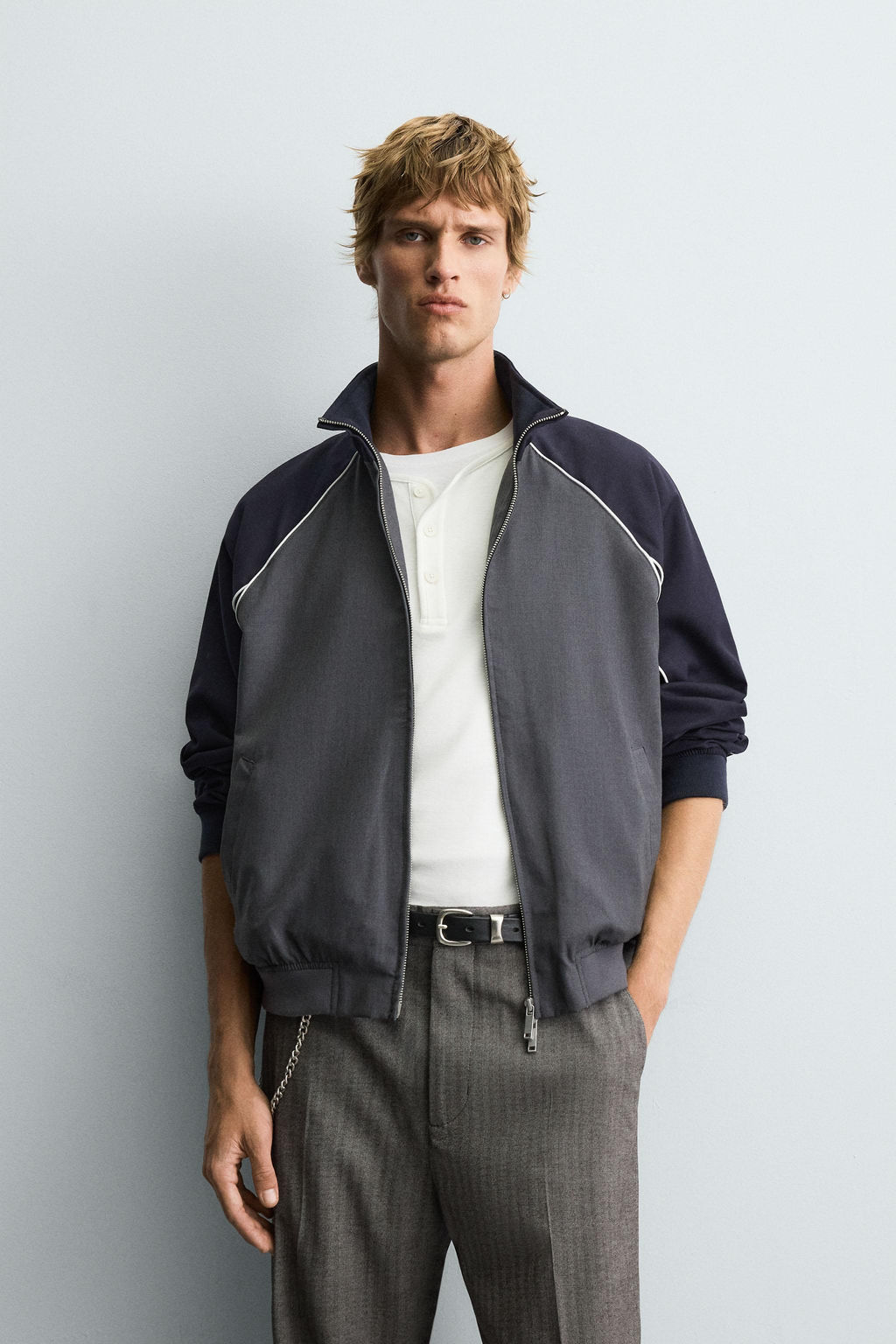CONTRAST COLOUR BLOCK JACKET - Zara фото 2