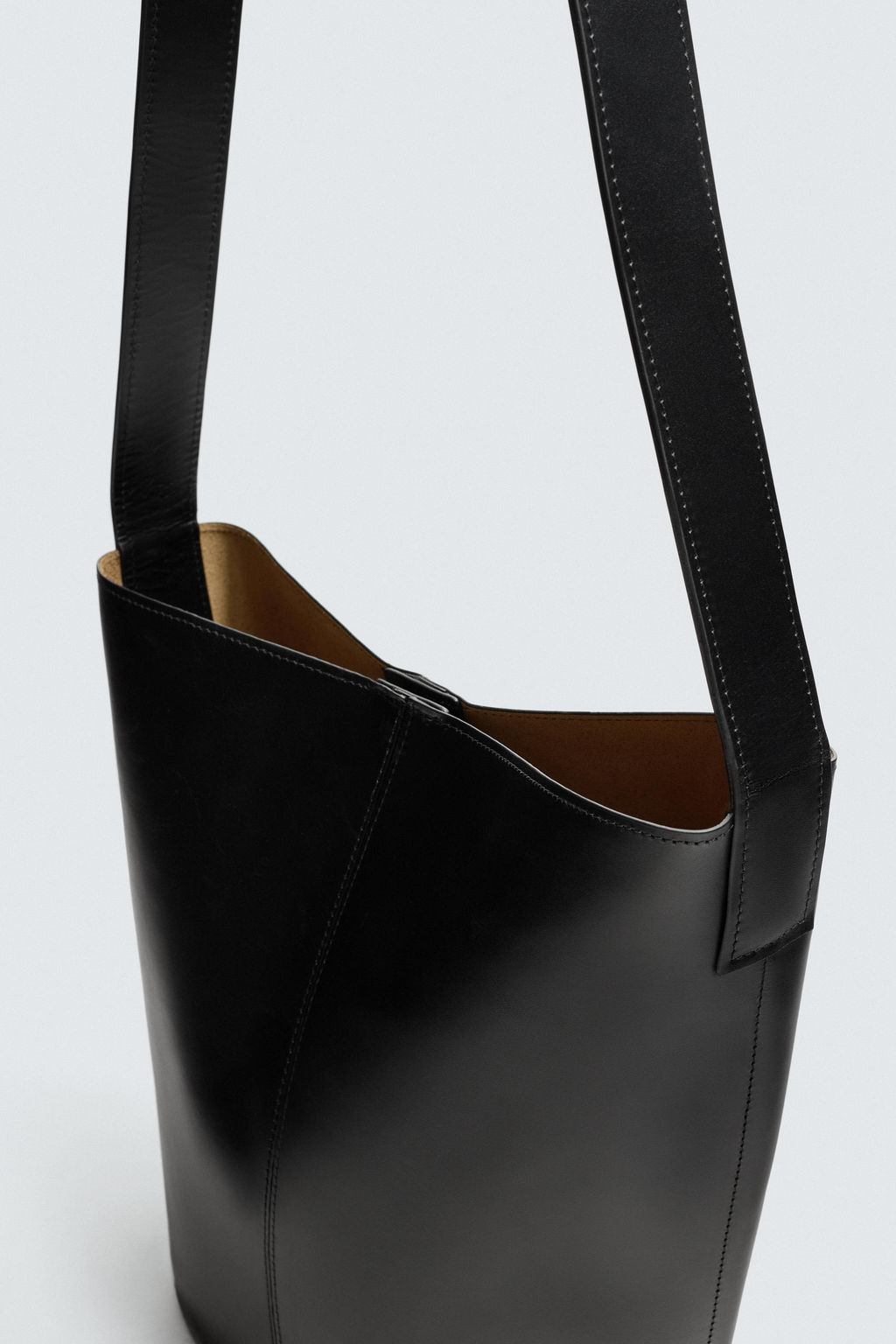 LIMITED EDITION LEATHER SHOPPER BAG - Zara фото 4
