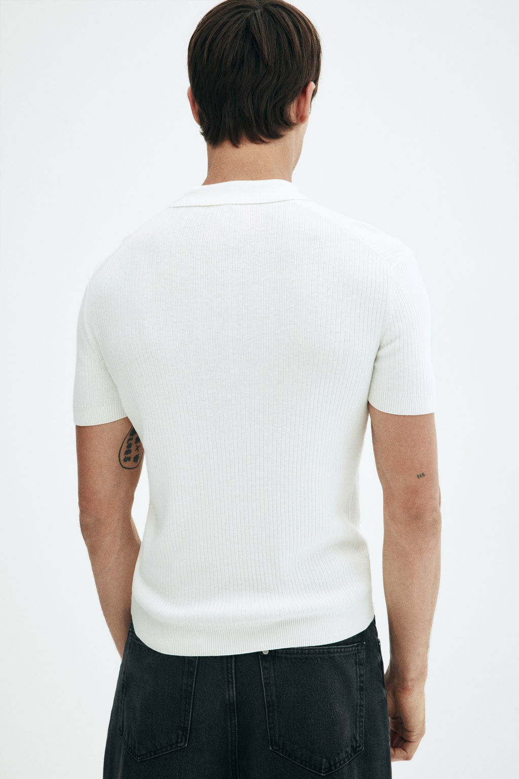 Polo con media cremallera Slim Fit - H&m фото 7