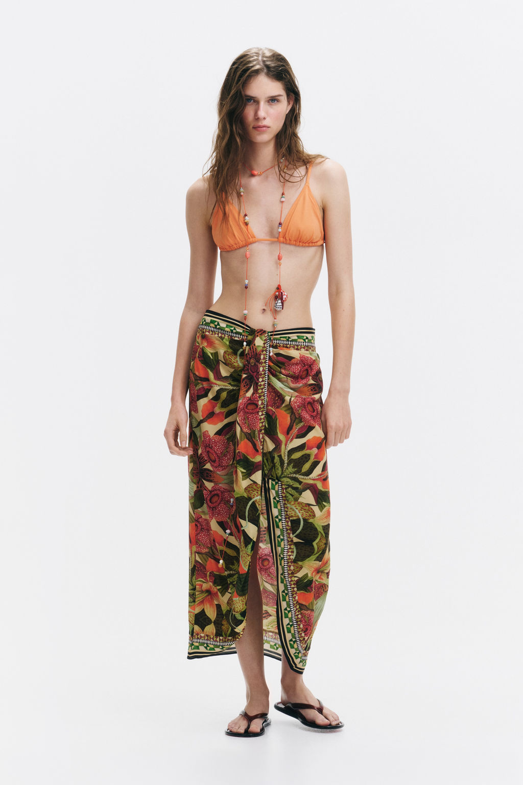 Falda midi con detalle drapeado - H&m фото 2