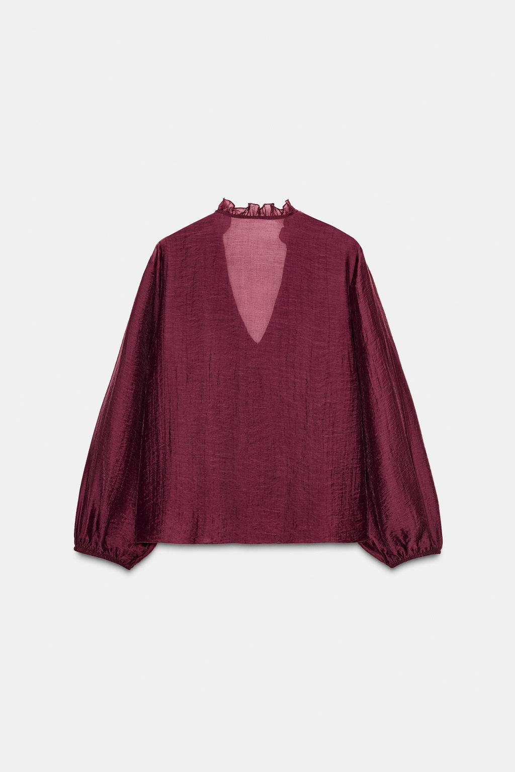 RUFFLED BLOUSE - Zara фото 6