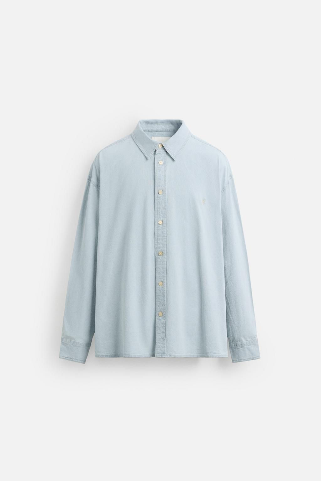 EMBROIDERED LOGO SHIRT - Zara фото 7