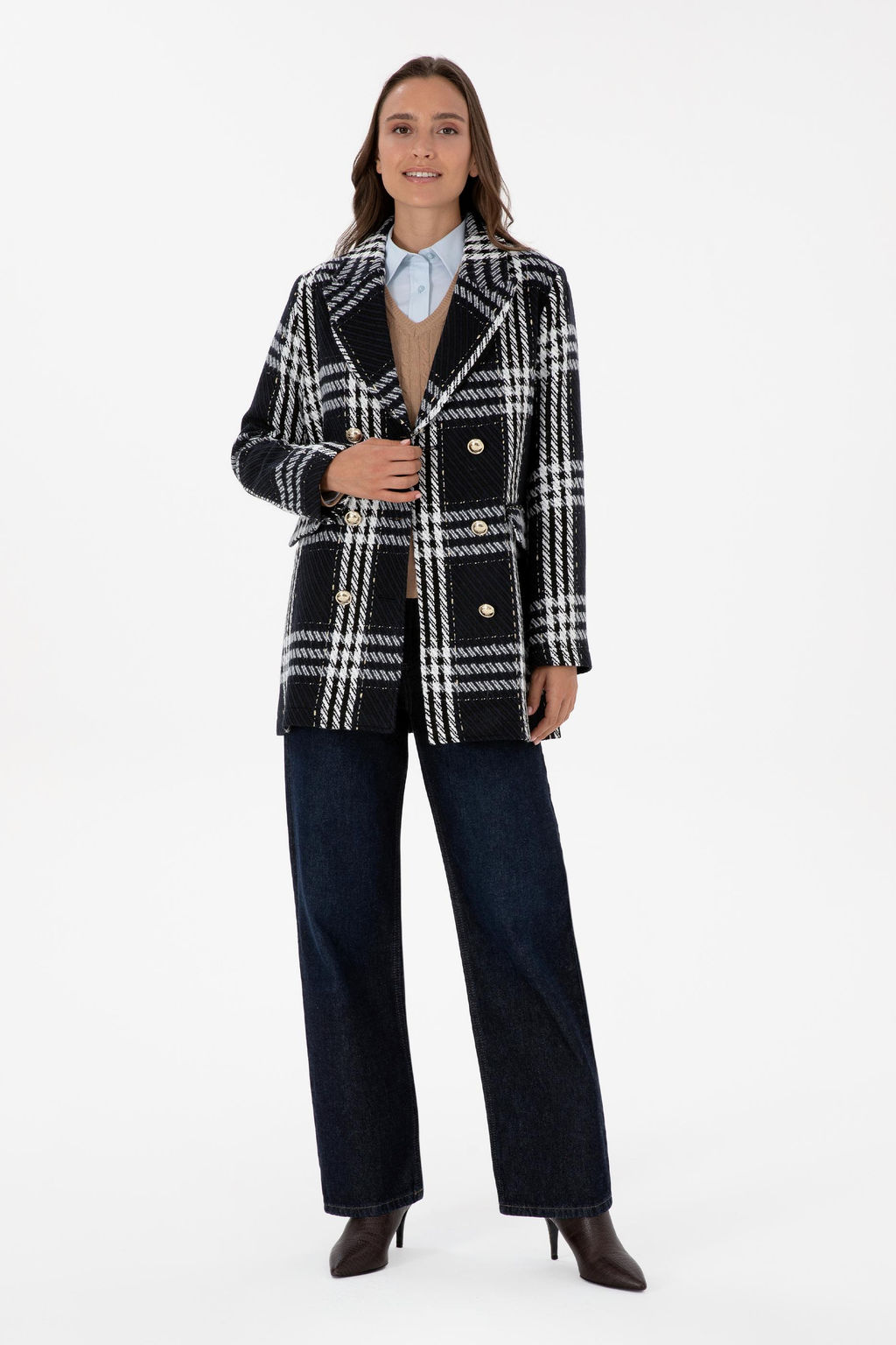 Kad_n Lacivert Ka_e Kaban - U.s. polo assn фото 4