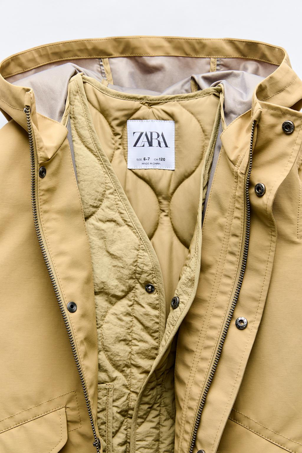 2-IN-1 PARKA WITH WATER-REPELLENT GILET - Zara фото 5