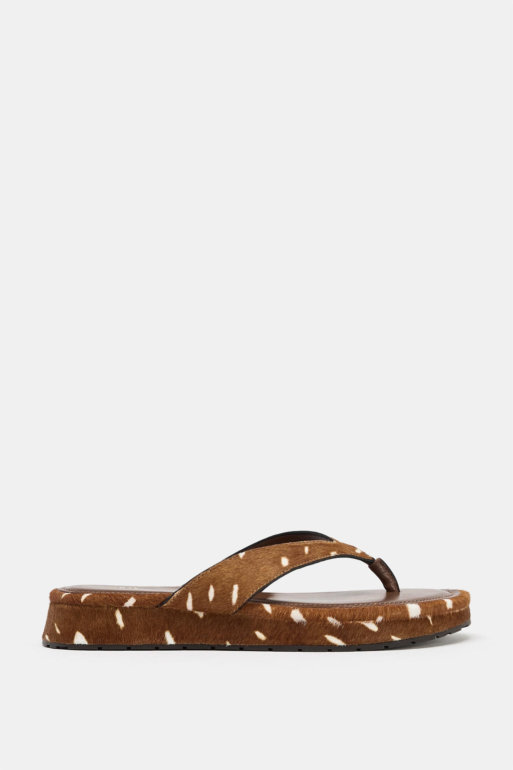 SANDALIA PIEL ESTAMPADA / Multicolor - Zara фото 3