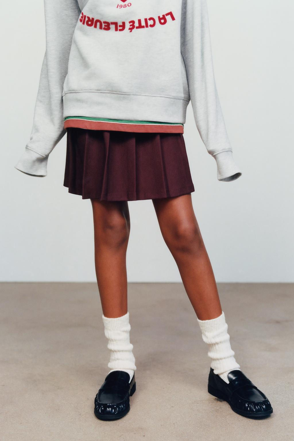 BOX PLEAT SKIRT - Zara фото 7