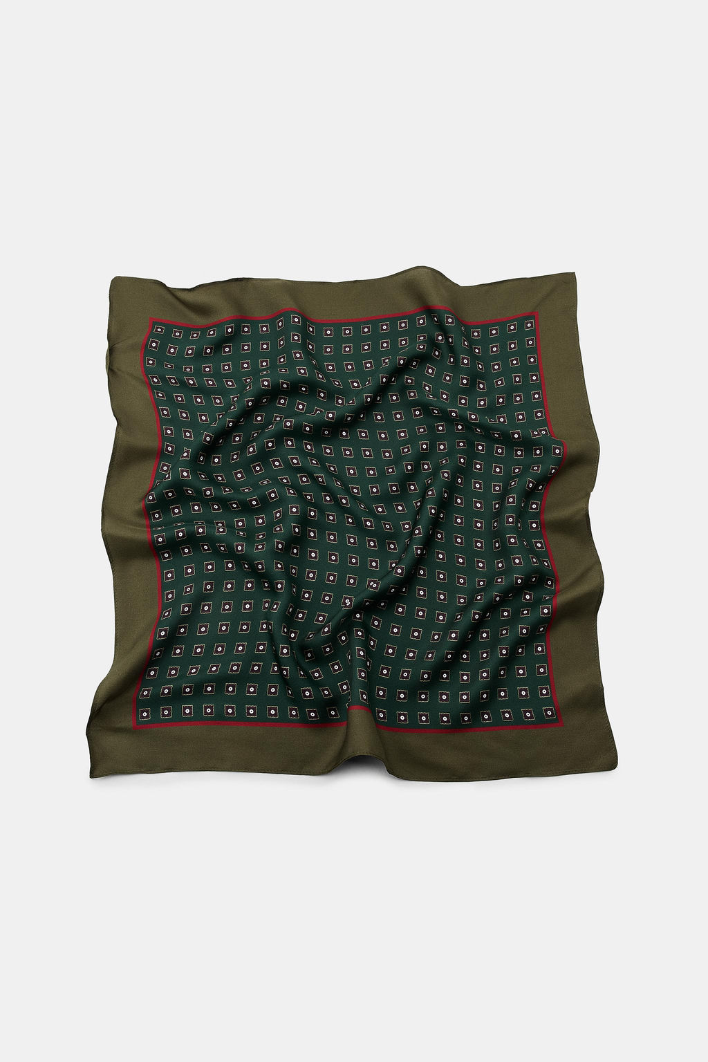 100% SILK PRINTED SCARF - Zara фото 3
