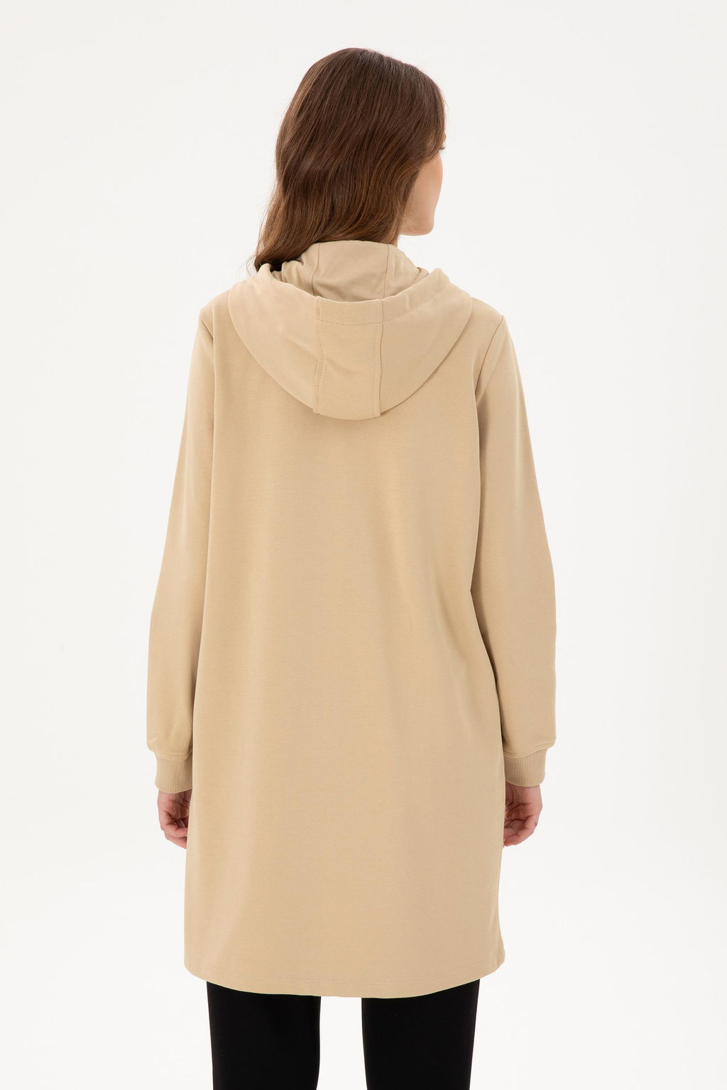 Женская толстовка с капюшоном песочного цвета - U.s. polo assn фото 12