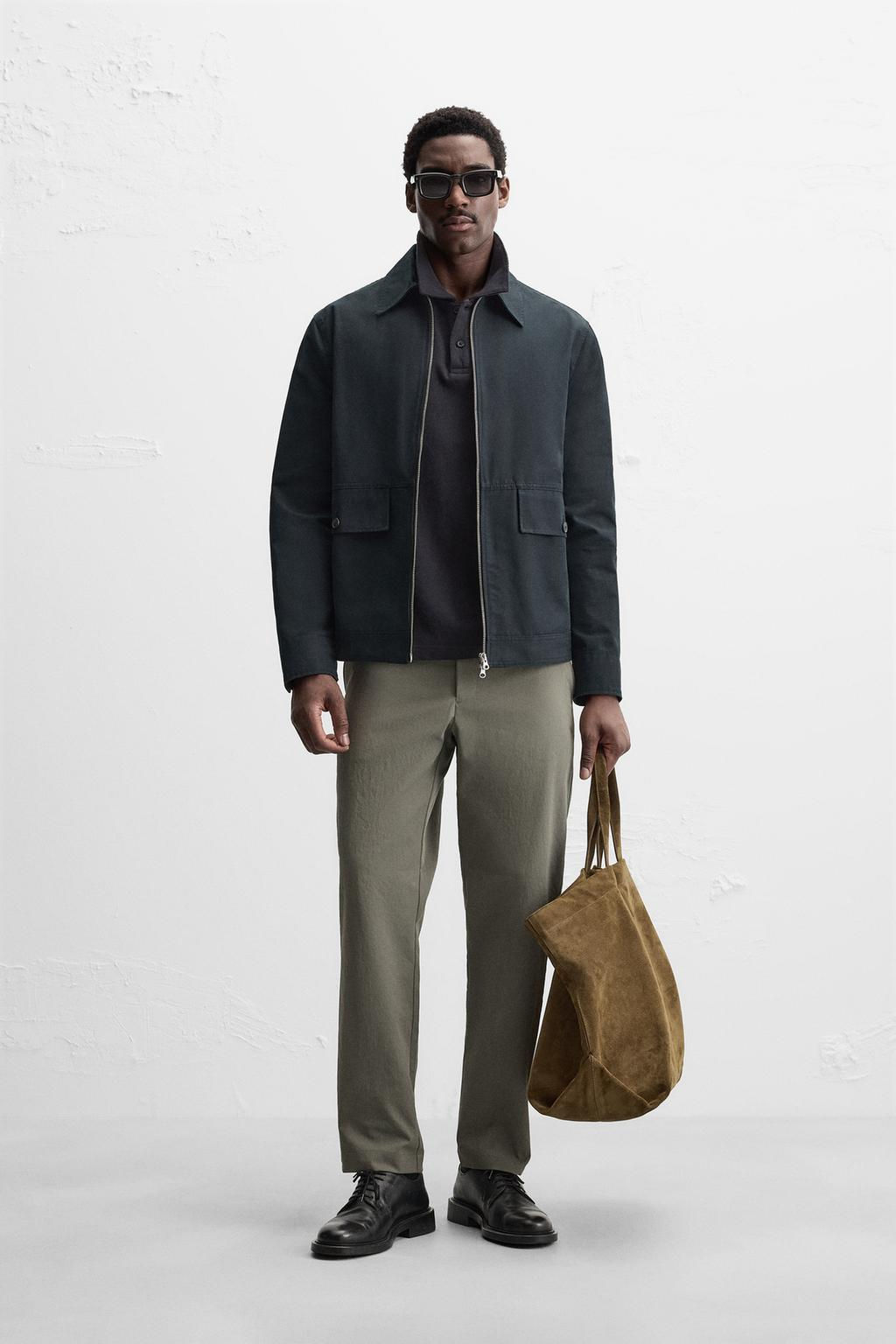 QUICK DRY CHINO TROUSERS - Zara фото 21