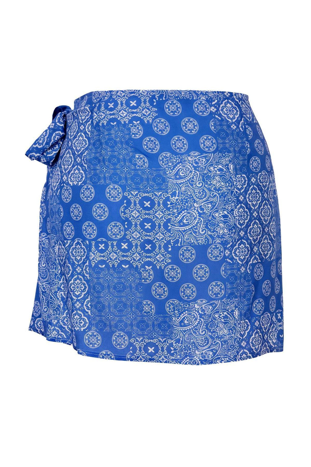 Mavi-_ok Renkli Etnik K_sa / Mini Dokuma 100% Polyester/Pamuk Etek TBESS26ET00020 - Trendyolmilla фото 6