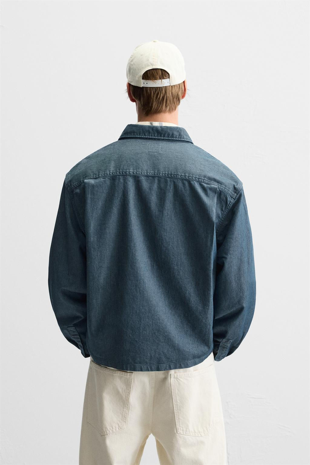OVERSHIRT WITH POCKETS - Zara фото 3