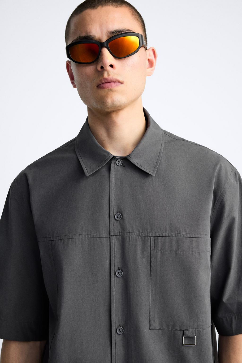 CROPPED FIT SHIRT - Zara фото 13