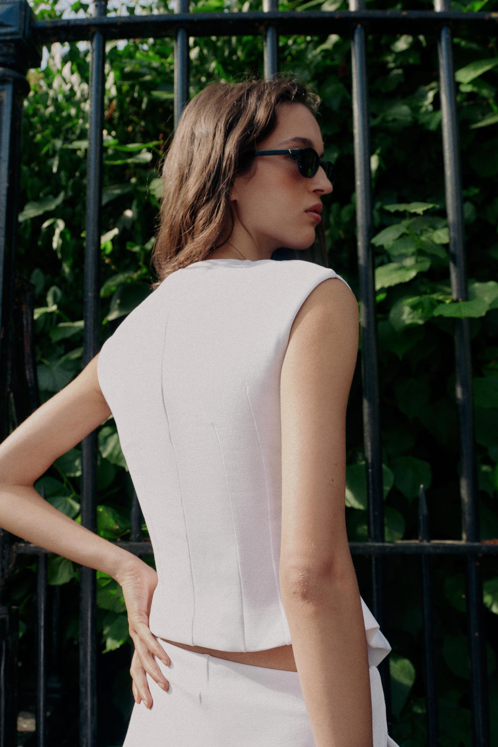 CHALECO INTERLOCK BOTONES / Blanco - Zara фото 4