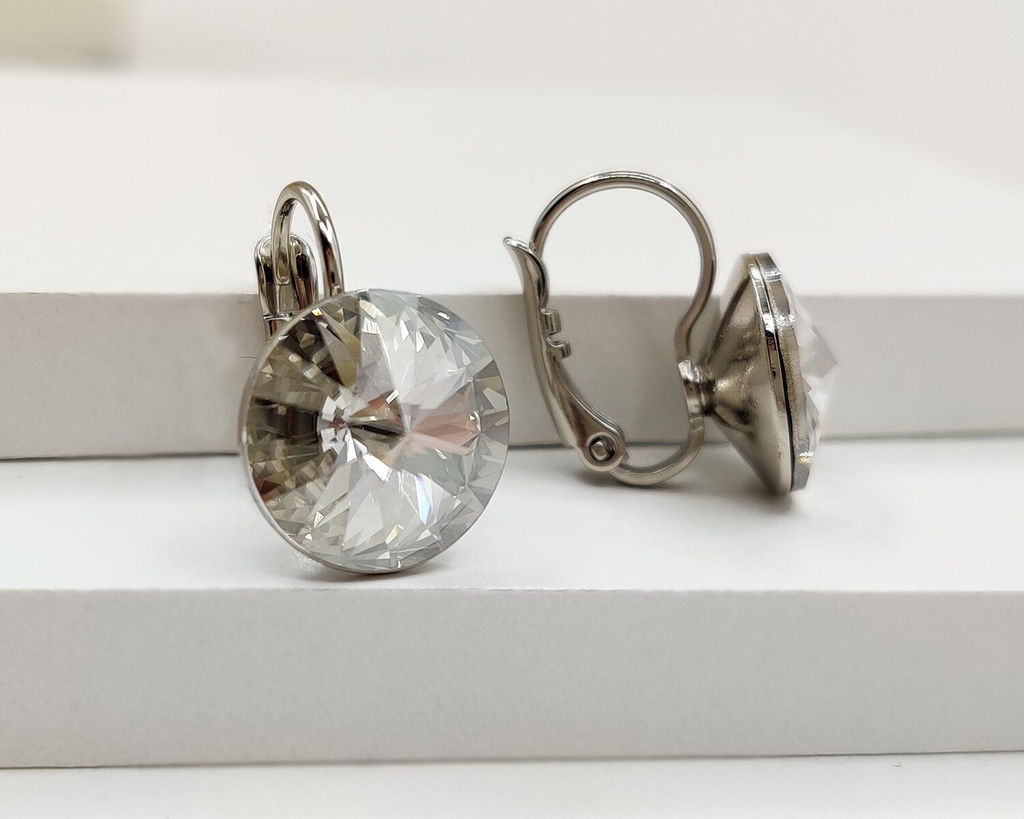 Серьги с кристаллами Swarovski