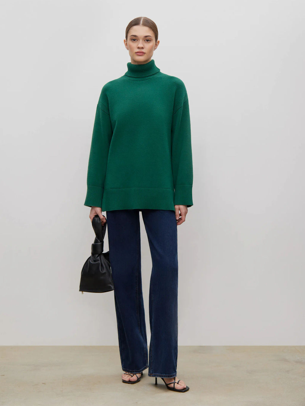 ЕМКА / Свитер с разрезами по бокам - Emka фото 2