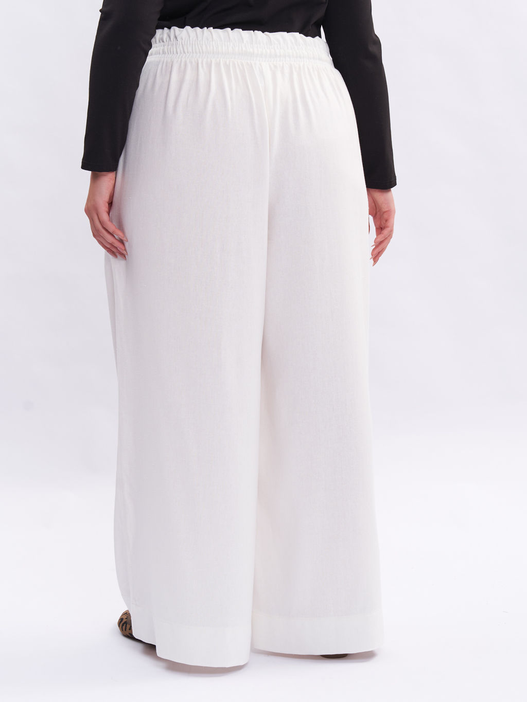 Брюки льняные TBB19152WHT04