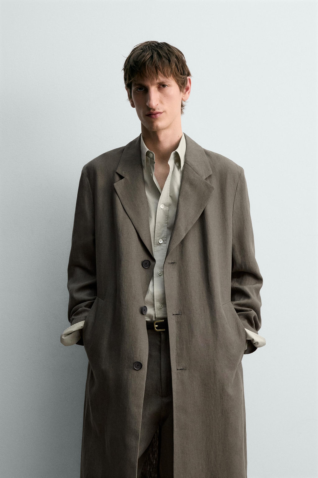 LEVITA 100% LINO LIMITED EDITION / Verde gris - Zara фото 2