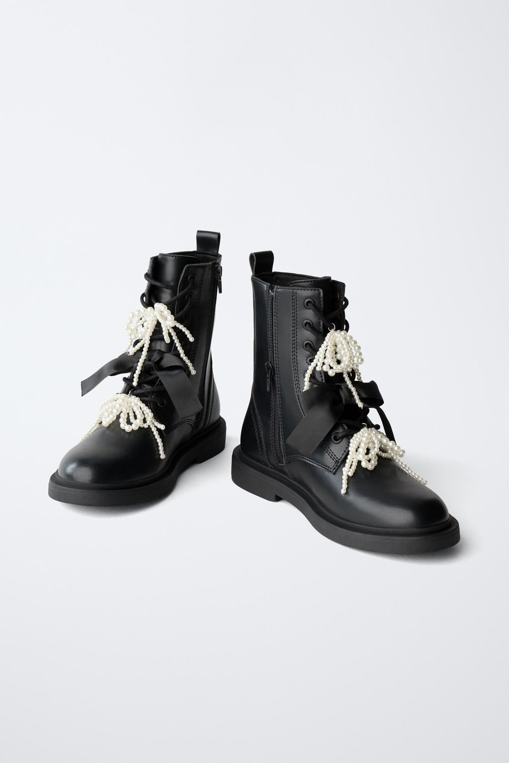 ANKLE BOOTS WITH BOW DETAIL - Zara фото 3