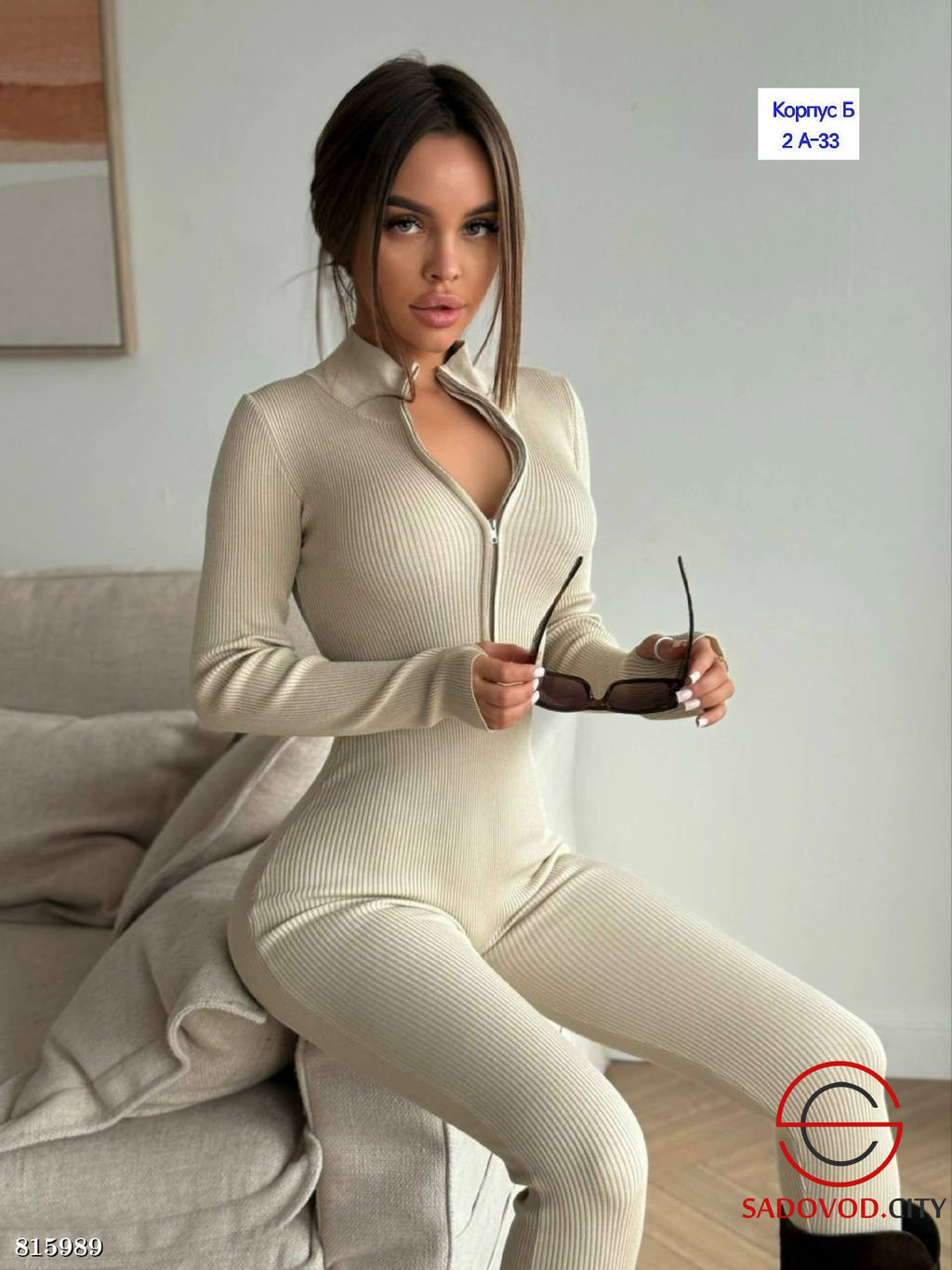 Комбинезон женский на полузамке - Bruno фото 6