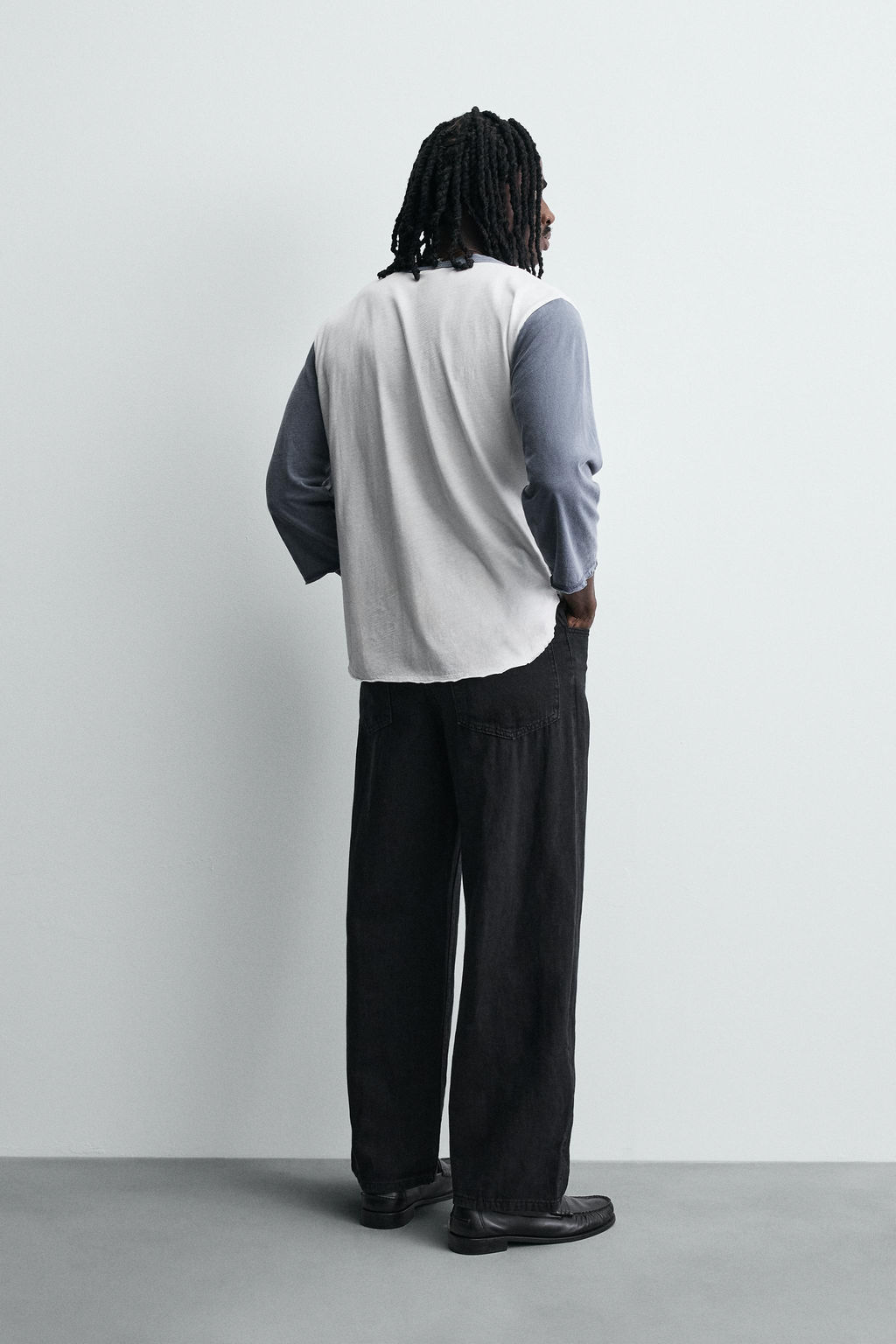 LIGHTWEIGHT LOOSE WIDE-LEG JEANS - Zara фото 3