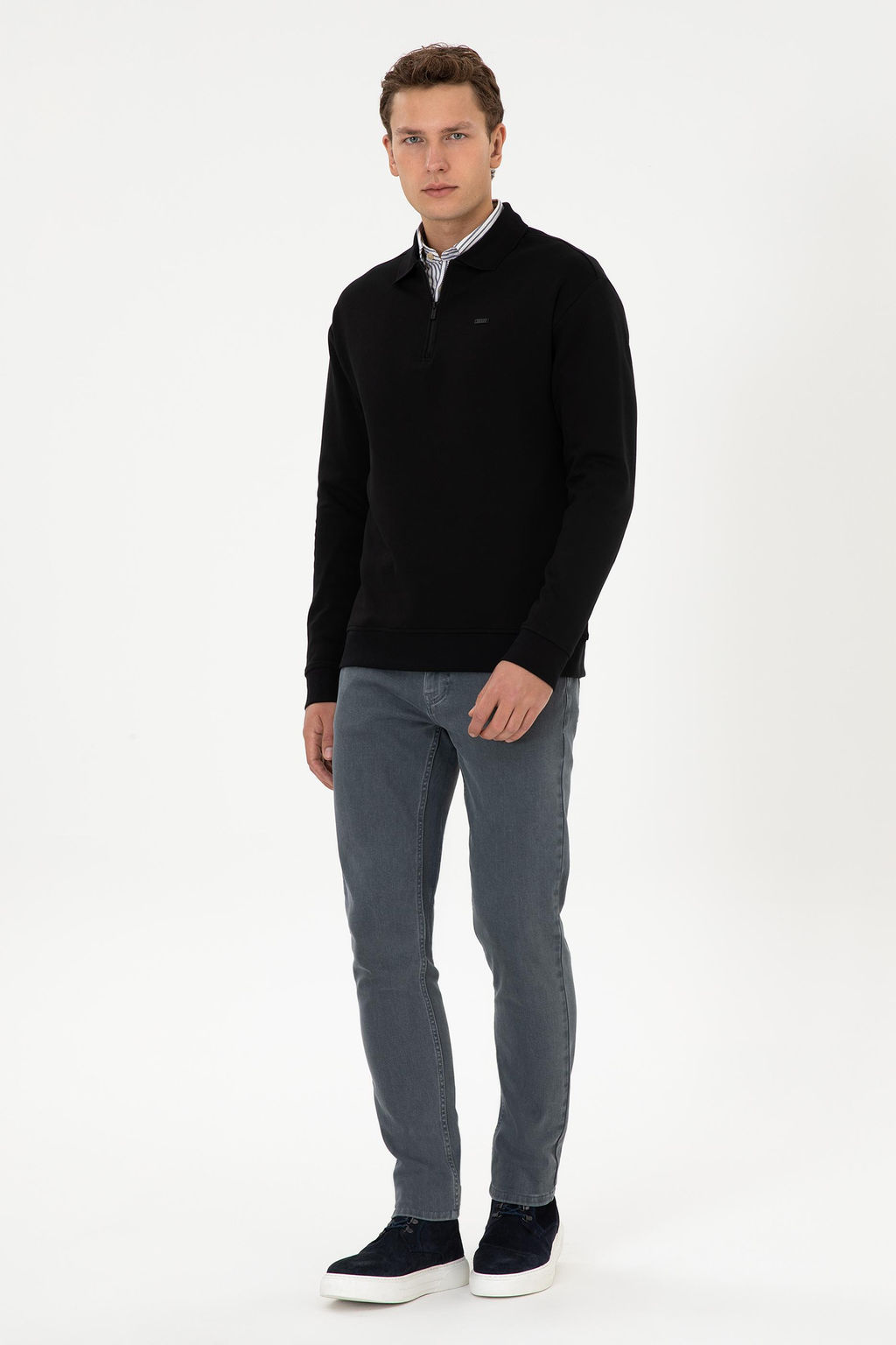 Erkek Siyah Sweatshirt - U.s. polo assn фото 4