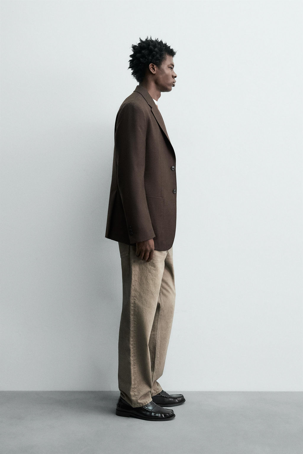 100% WOOL FLANNEL BLAZER - Zara фото 4