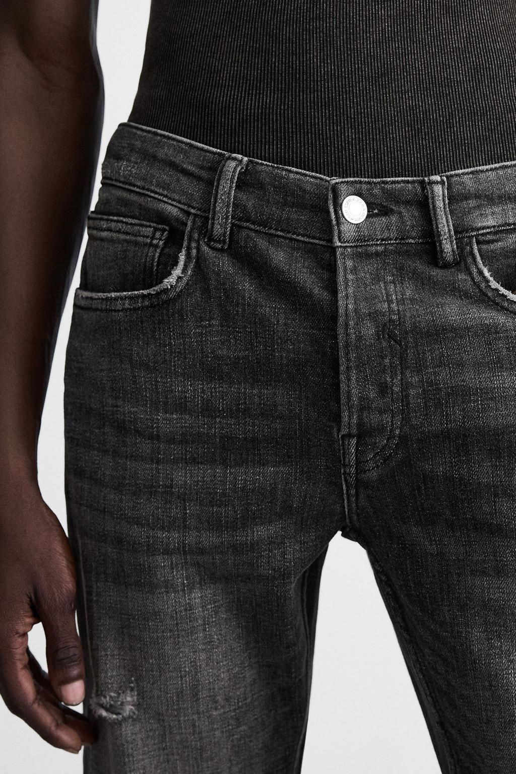 RIPPED SKINNY FIT JEANS - Zara фото 23