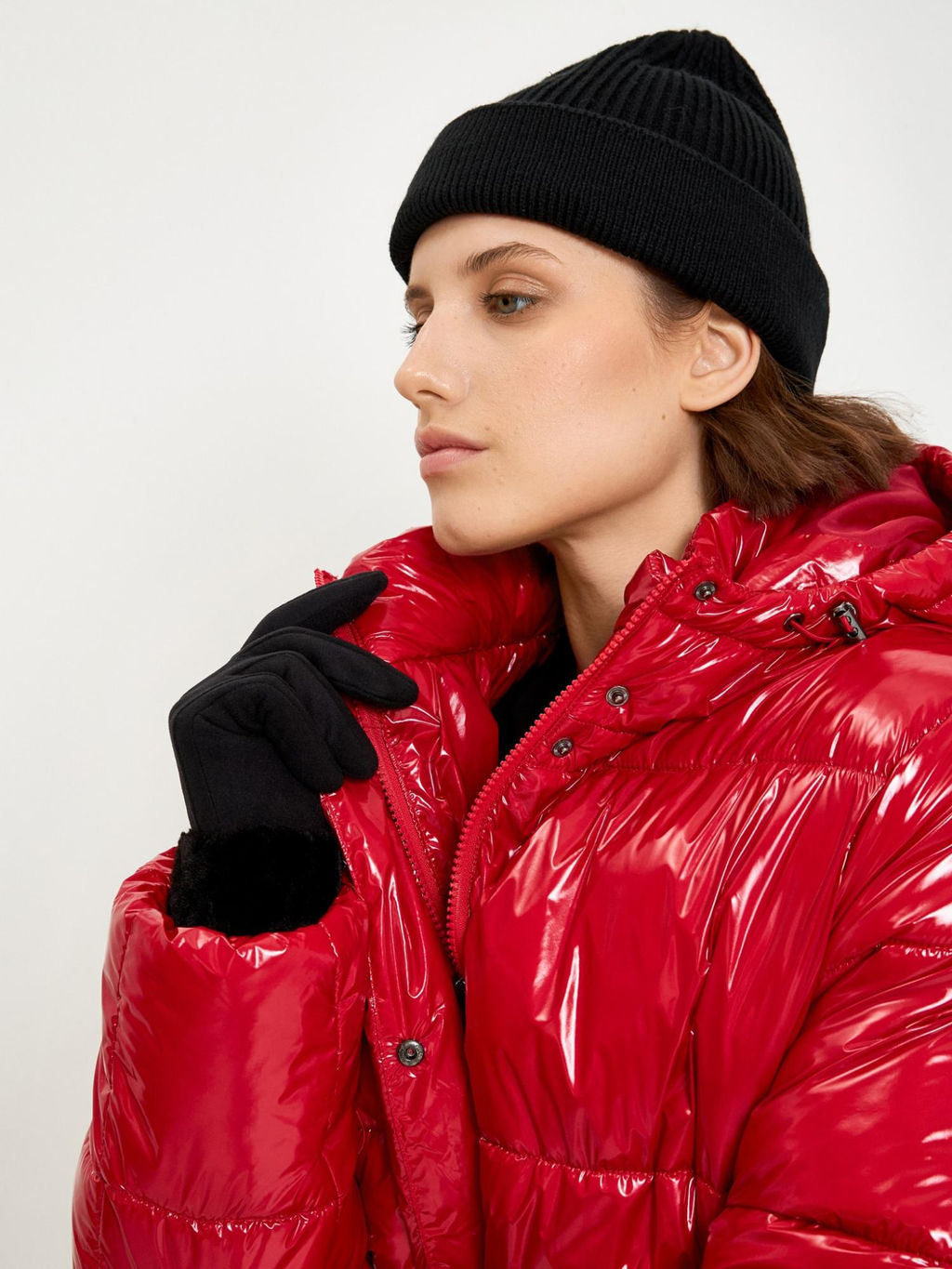 10206420043 Перчатки жен. Vail черный - Concept club фото 2