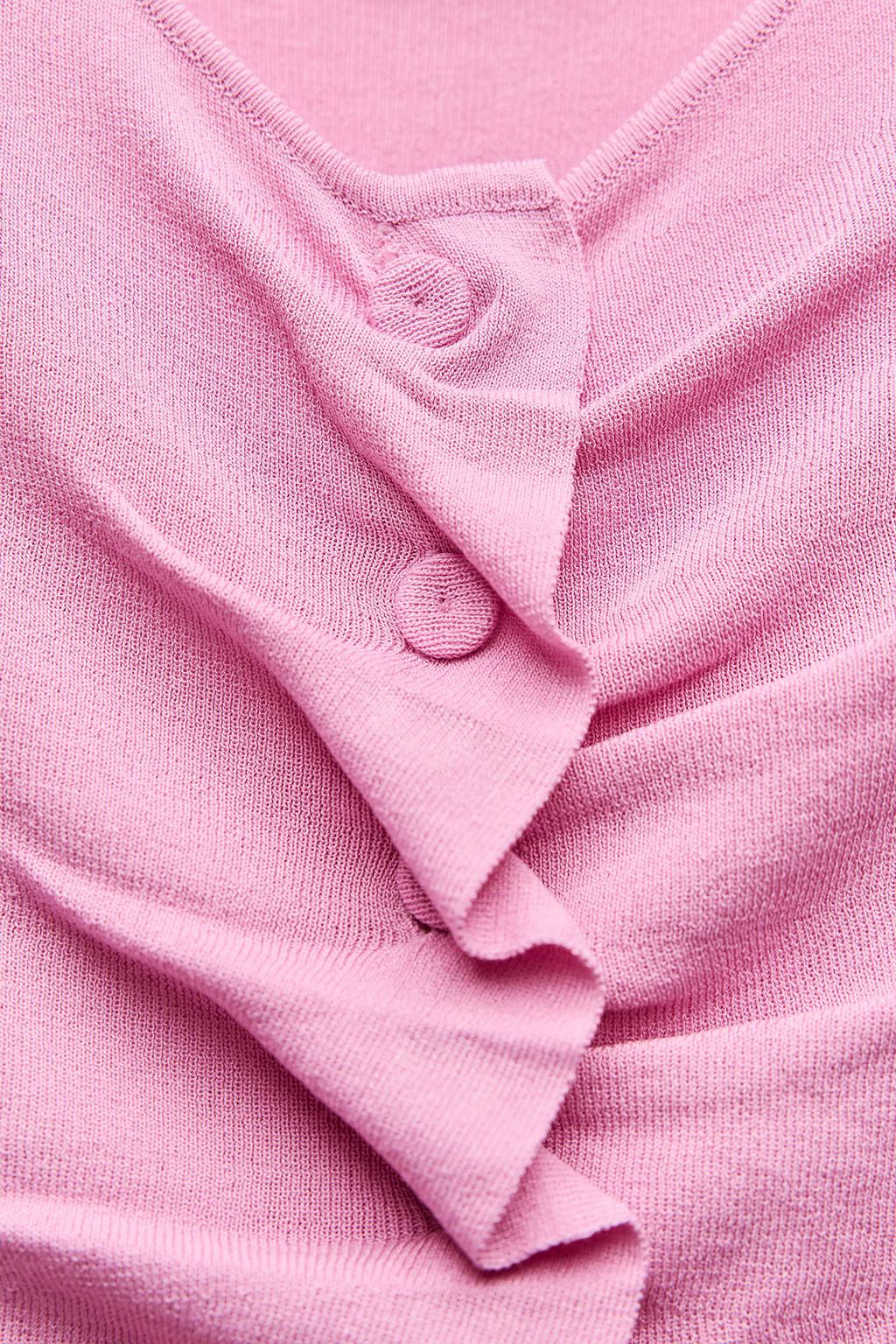 DRAPED KNIT TOP - Zara фото 7