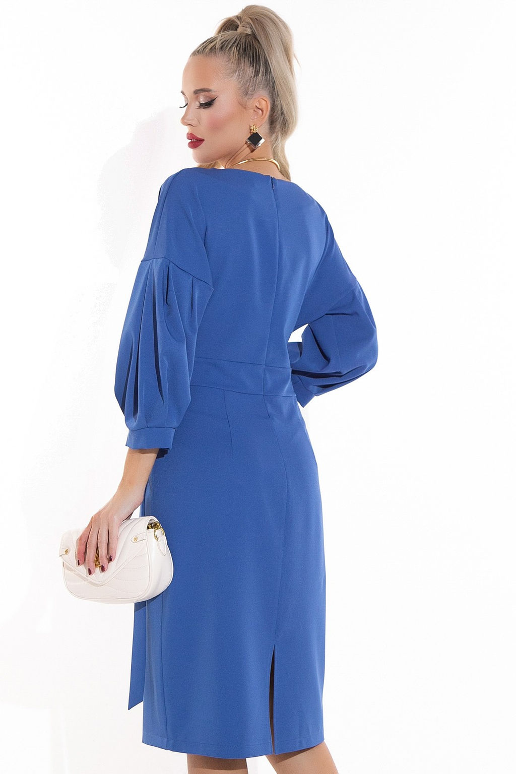 Платье Искусство обольщения (тёмно-голубой) - Эльза фото 2