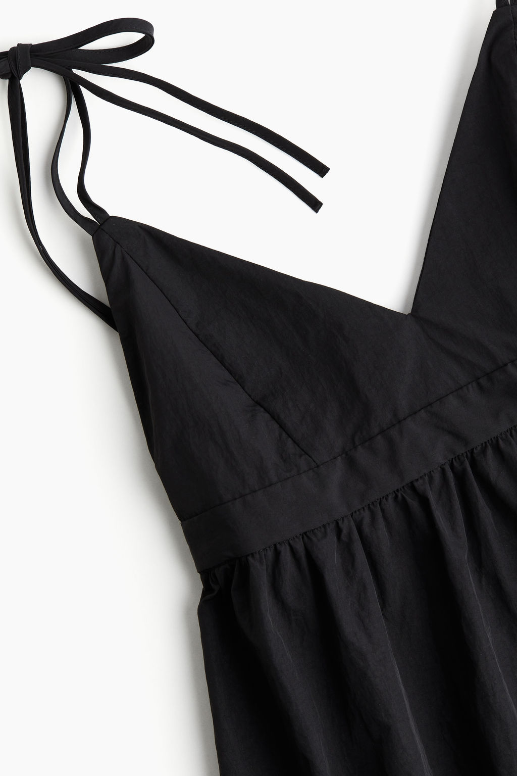 Vestido de nailon con tirantes de lazo - H&m фото 3