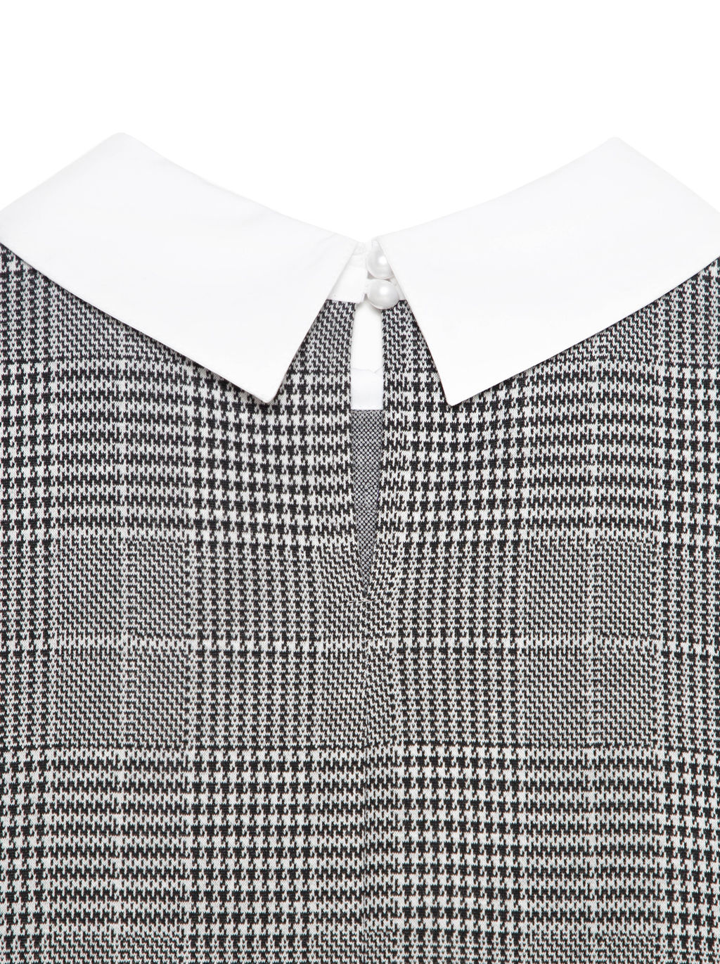 CONTE Платье с имитацией рубашки LPL 1052 grey-ivory check - Conte elegant фото 7