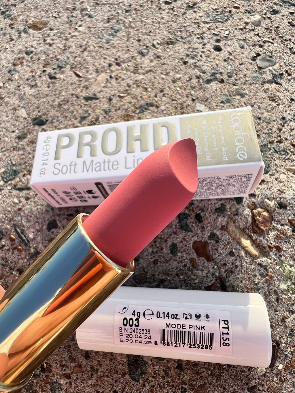 Topface Губная помада PRO HD Soft Matte Lipstick тон 003 PT158