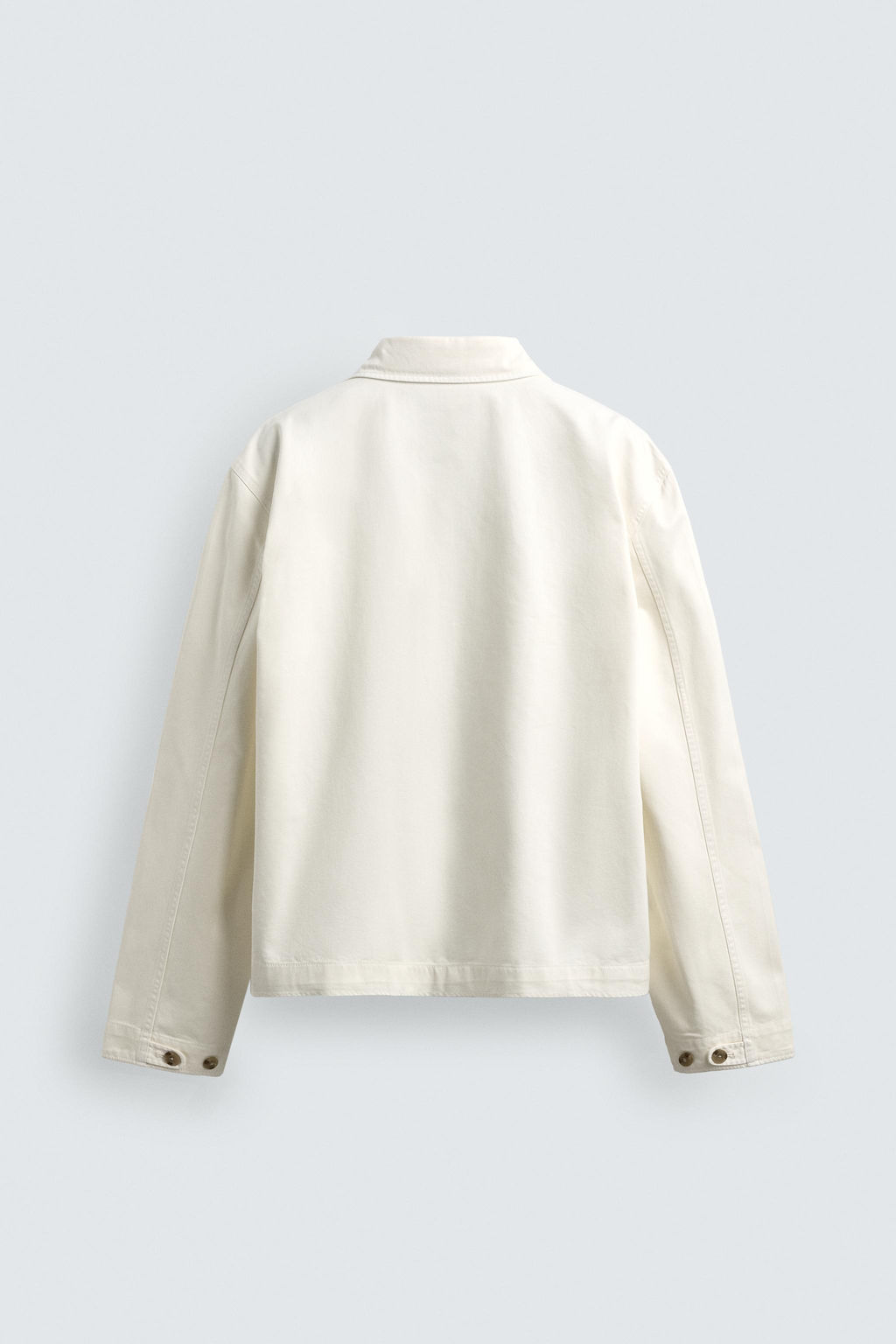 CAZADORA REGULAR FIT BOLSILLOS / Blanco roto - Zara фото 9