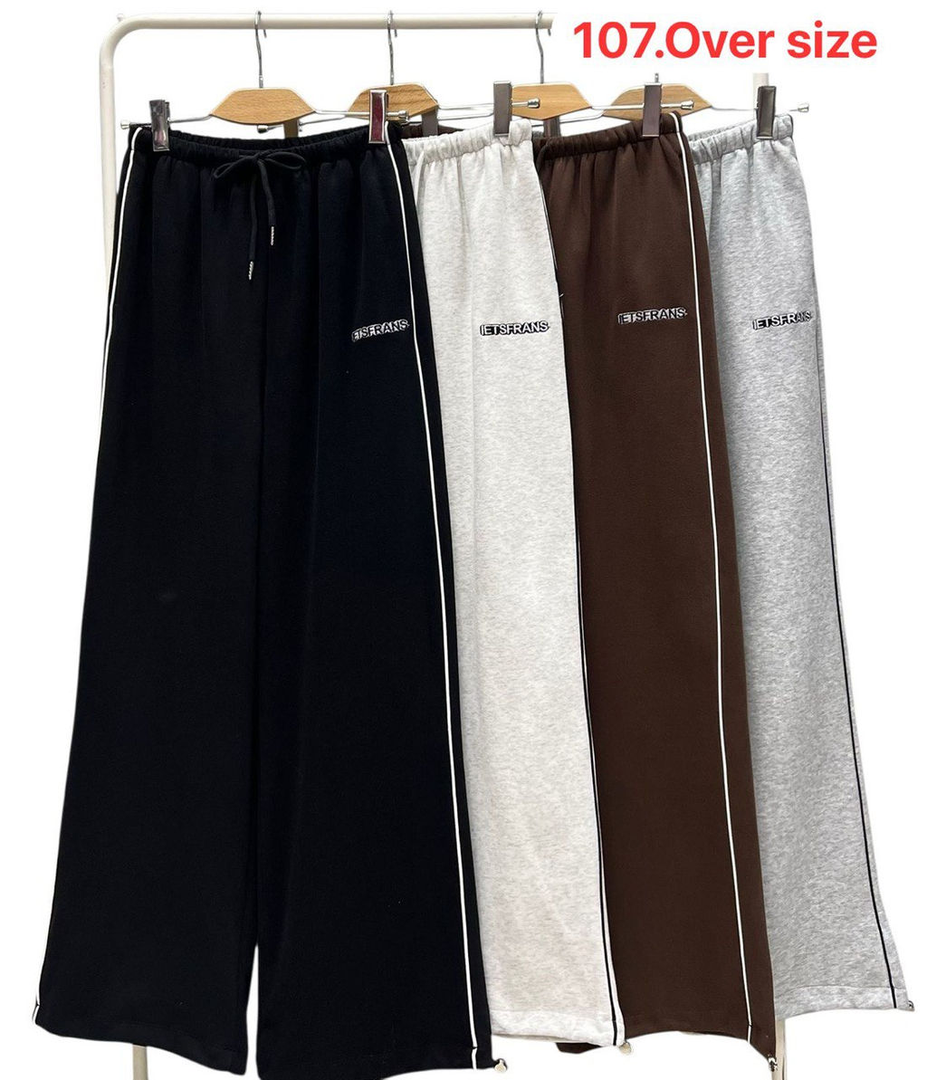 K12910 Штаны Багги (хлопок) СВ_СЕРЫЙ