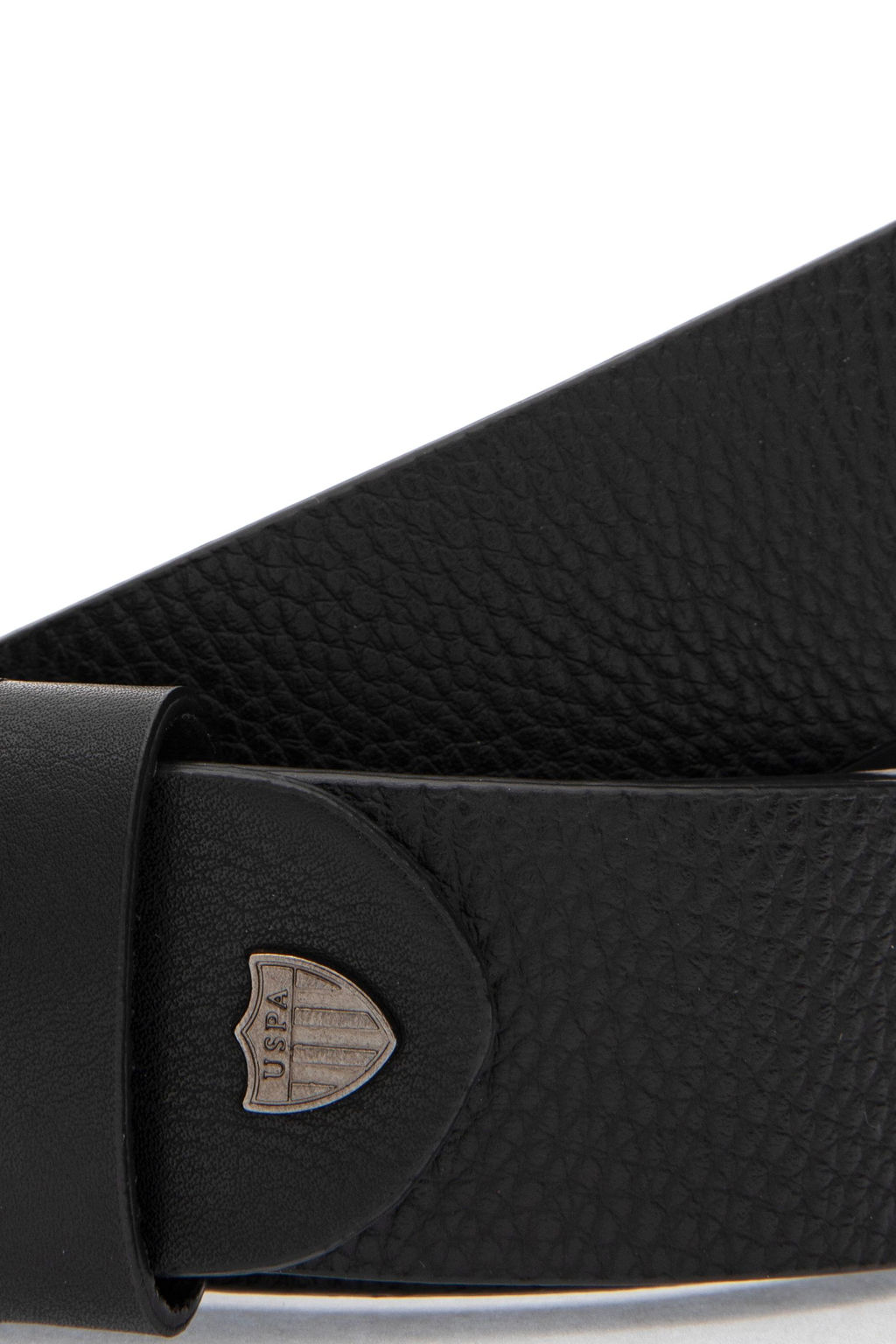 Ремень U.S. Polo Assn черный из полиуретана