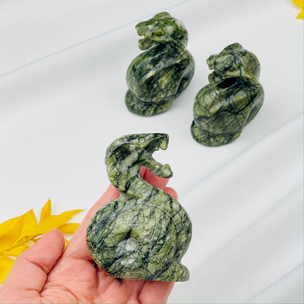 Фигурка Кобра из Змеевика