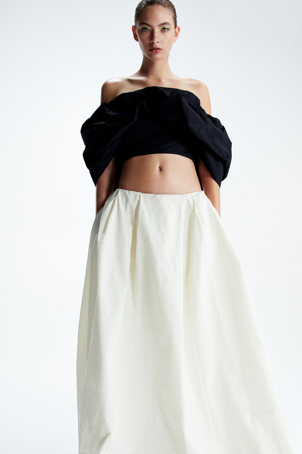 Top off-the-shoulder con bajo burbuja - H&m фото 2