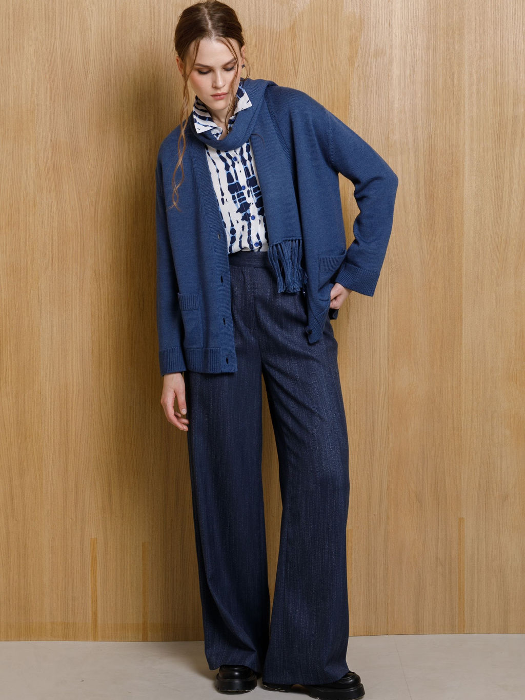 Брюки свободного кроя