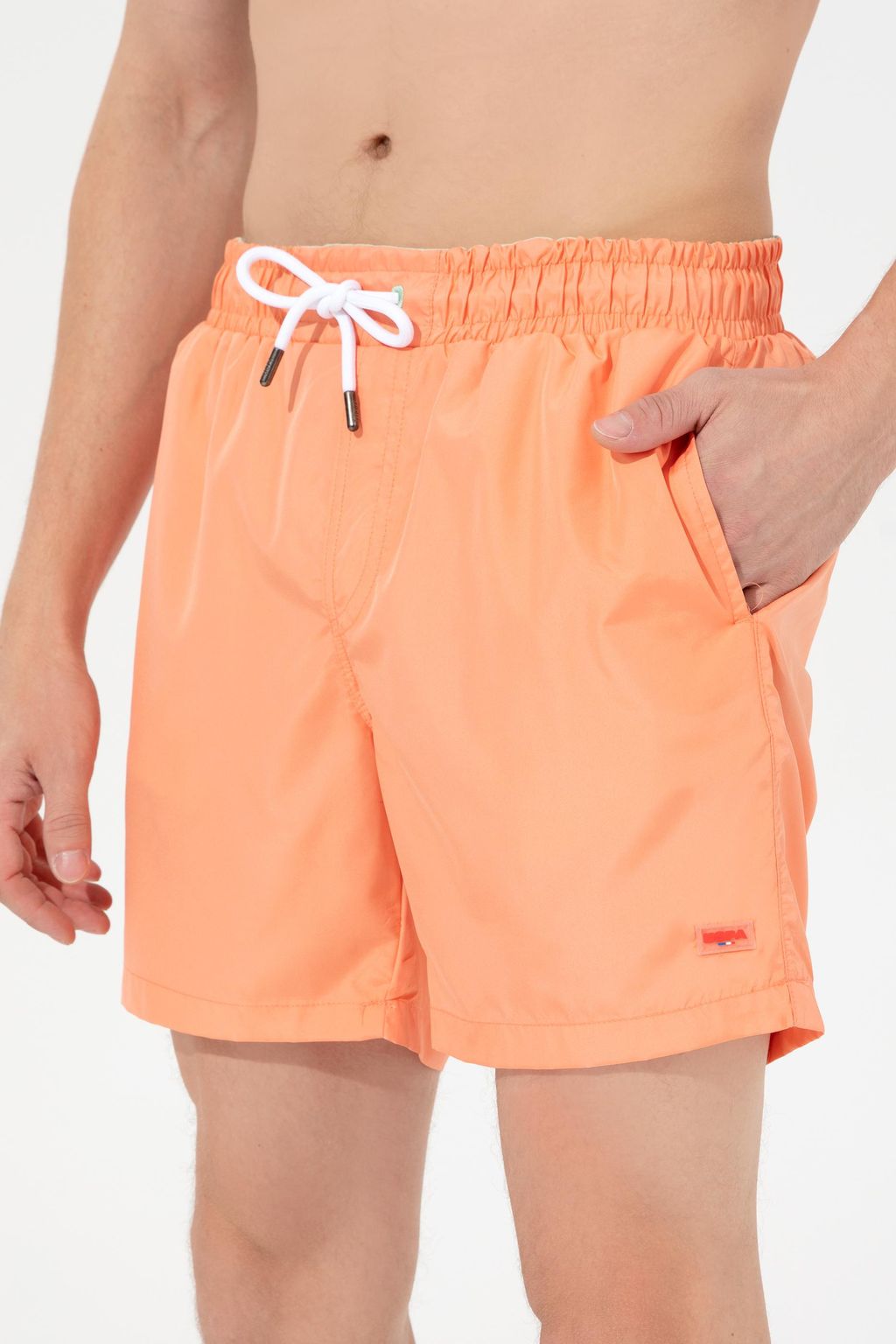 U. S. Polo Assn Мужские шорты для плавания лосося - U.s. polo assn фото 2