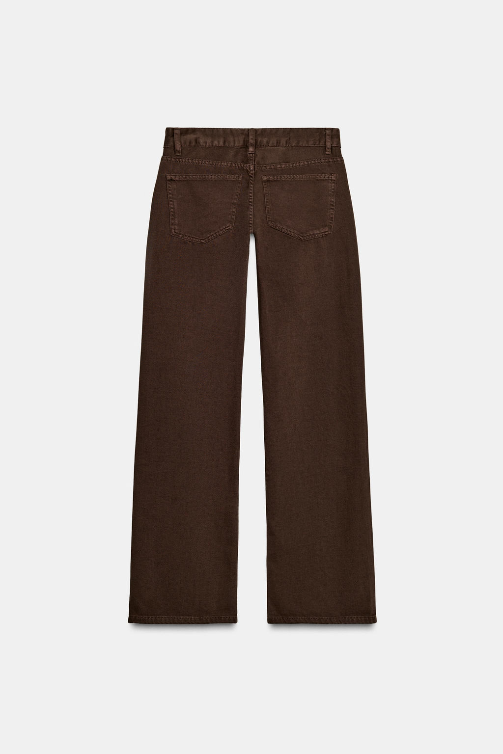 TRF WIDE-LEG LOW-RISE JEANS - Zara фото 7