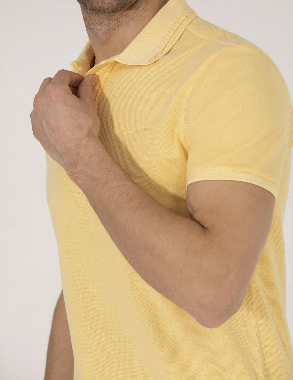 A__k Sar_ Slim Fit Polo Yaka Ti__rt - Pierre cardin фото 7
